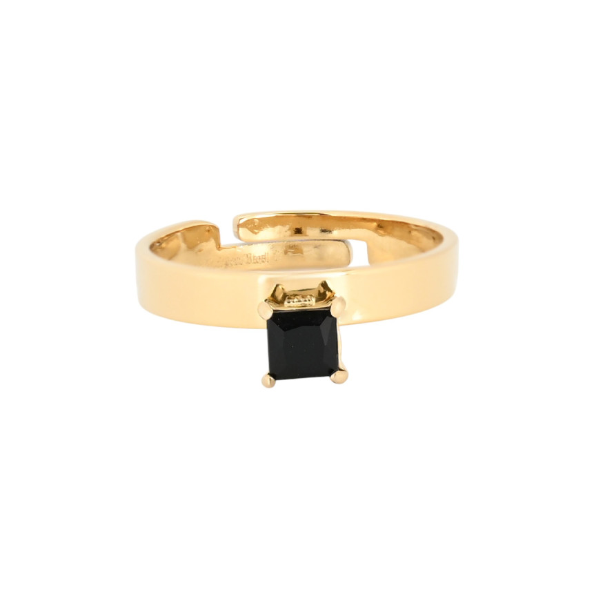 Anello regolabile acciaio forme geometriche GB