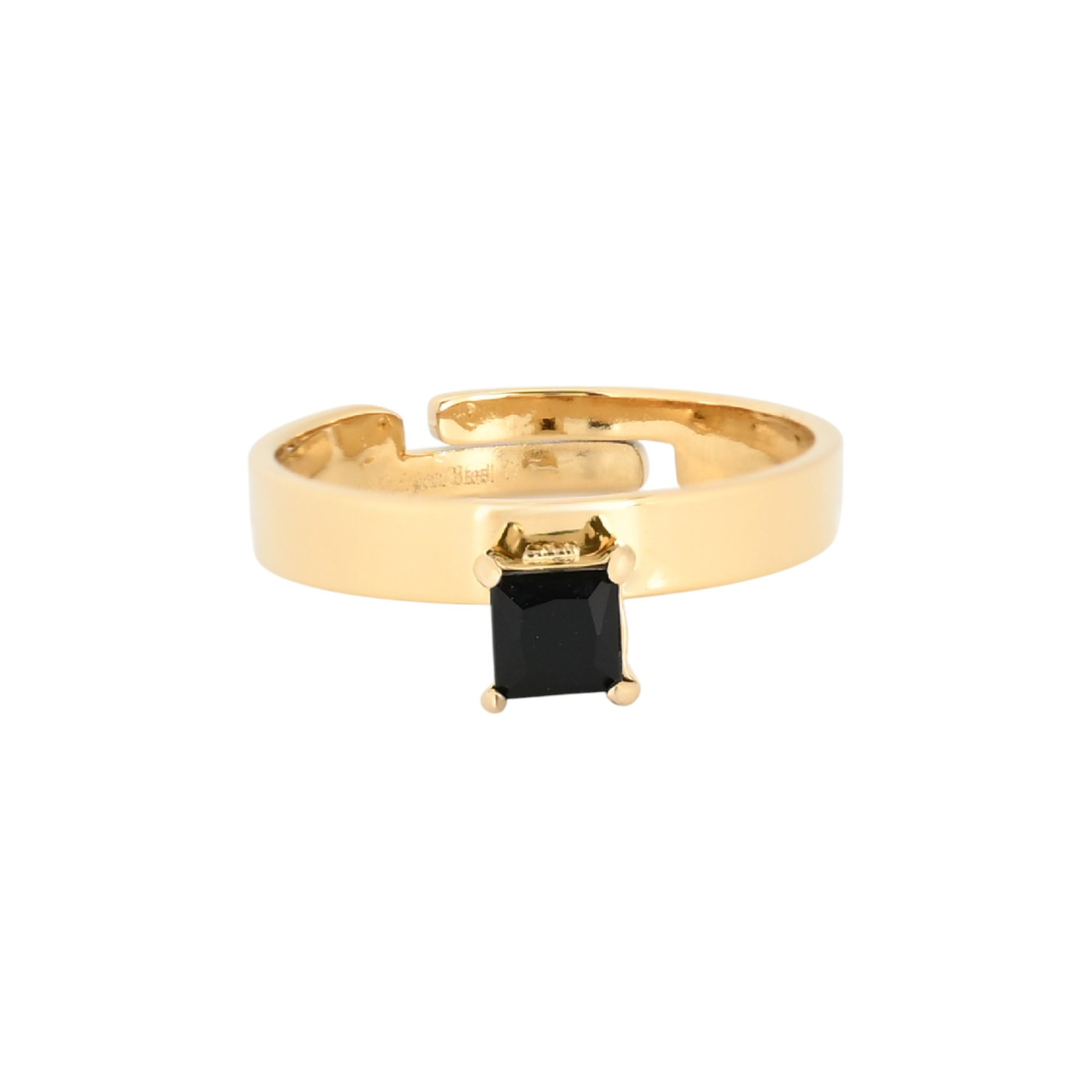Anello regolabile acciaio forme geometriche GB