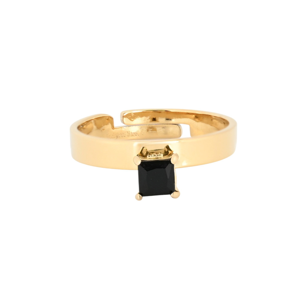 Anello regolabile acciaio forme geometriche GB