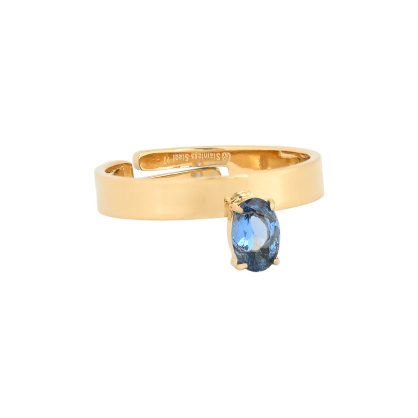 Bague réglable acier formes géométriques GB