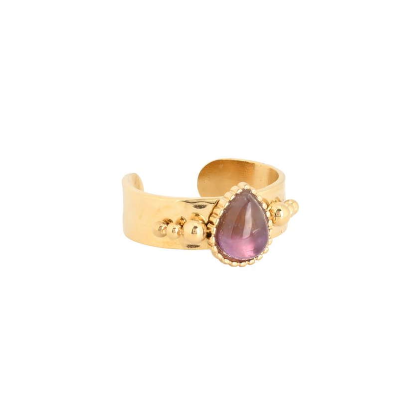 Steel adjustable ring oval GB