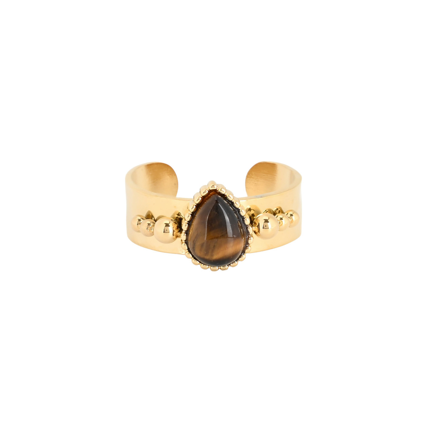 Anello regolabile acciaio ovale GB