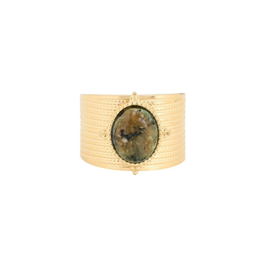 Anello in acciaio rotondo largo GB