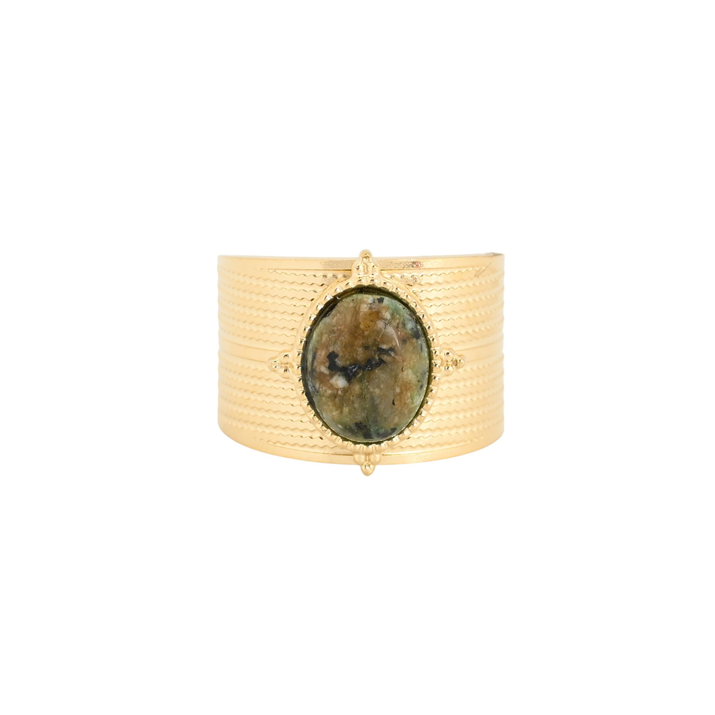 Anillo en acero redondo ancho GB