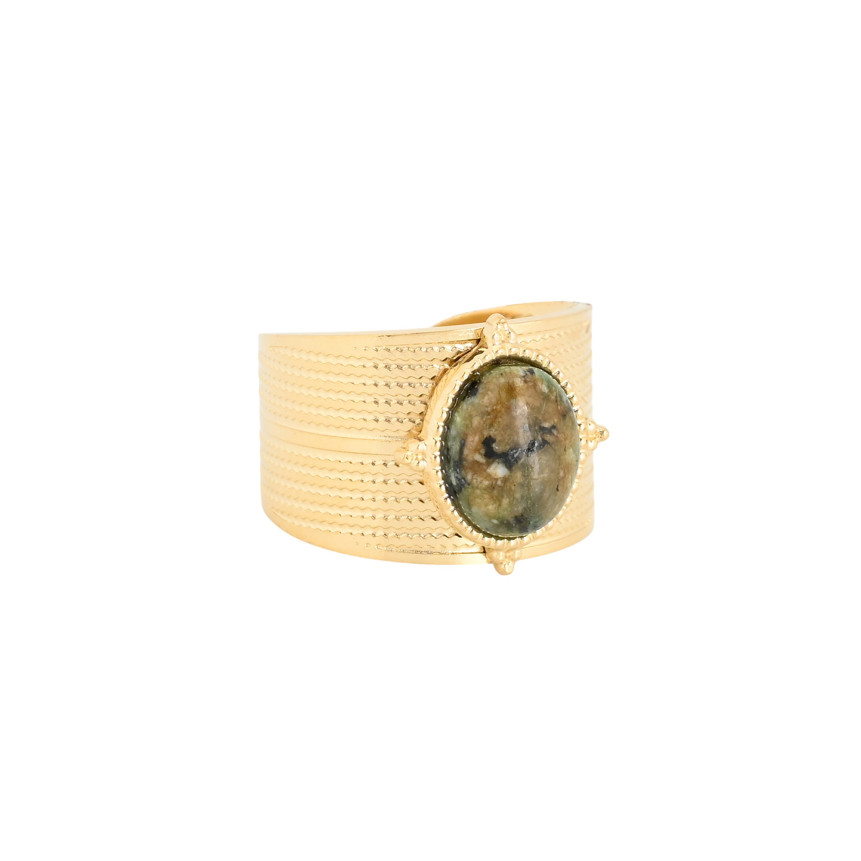 Bague en acier rond large GB