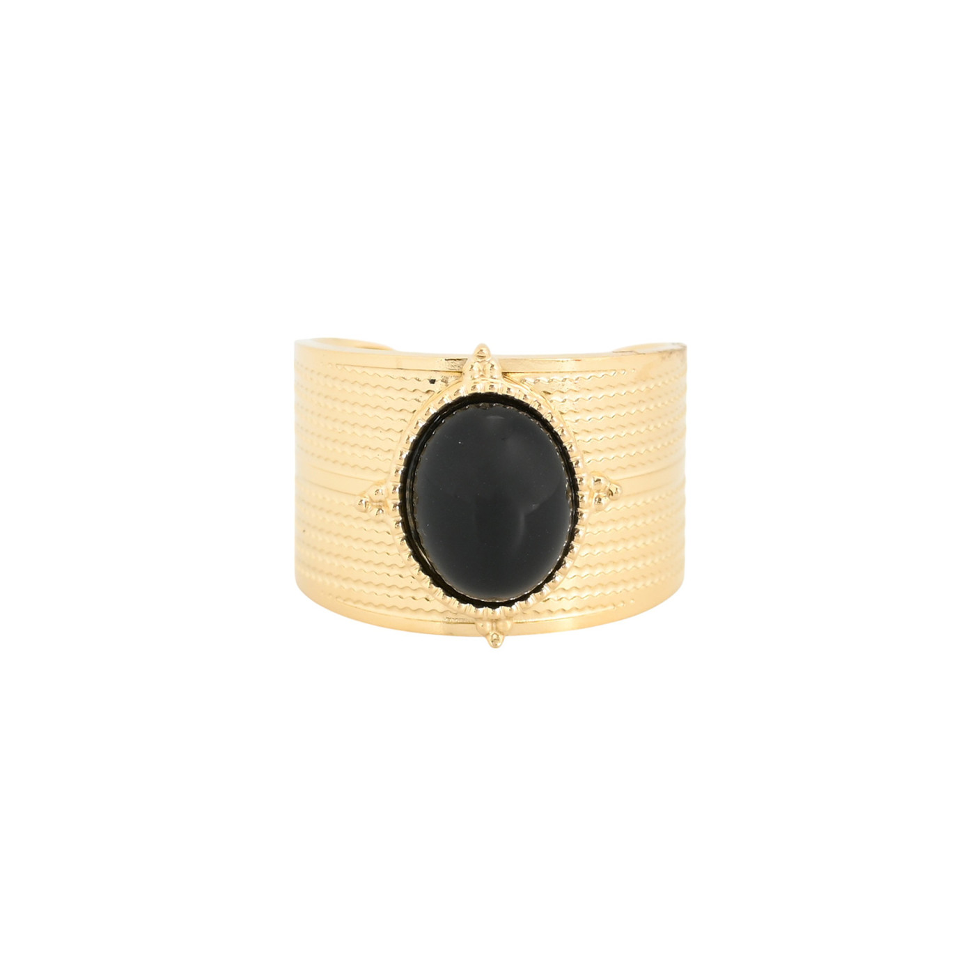 Anillo en acero redondo ancho GB