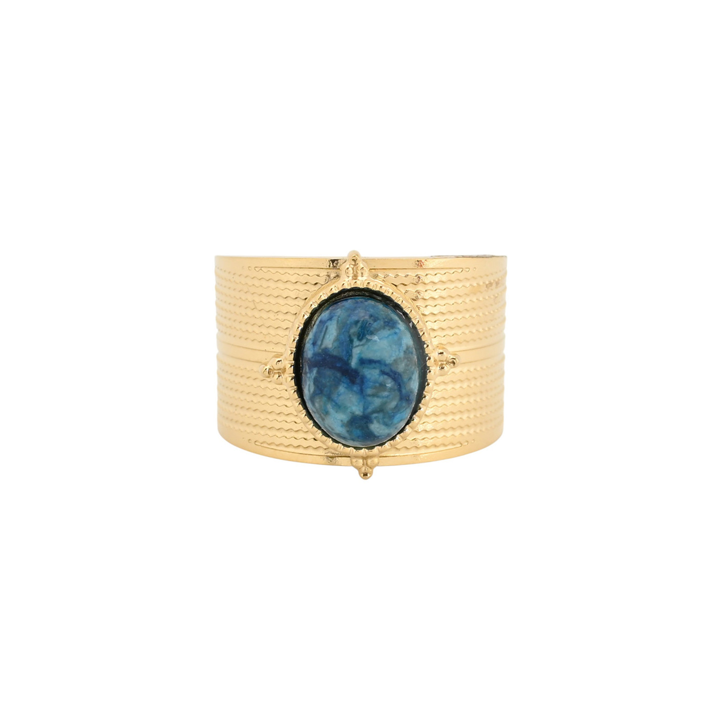 Anello in acciaio rotondo largo GB