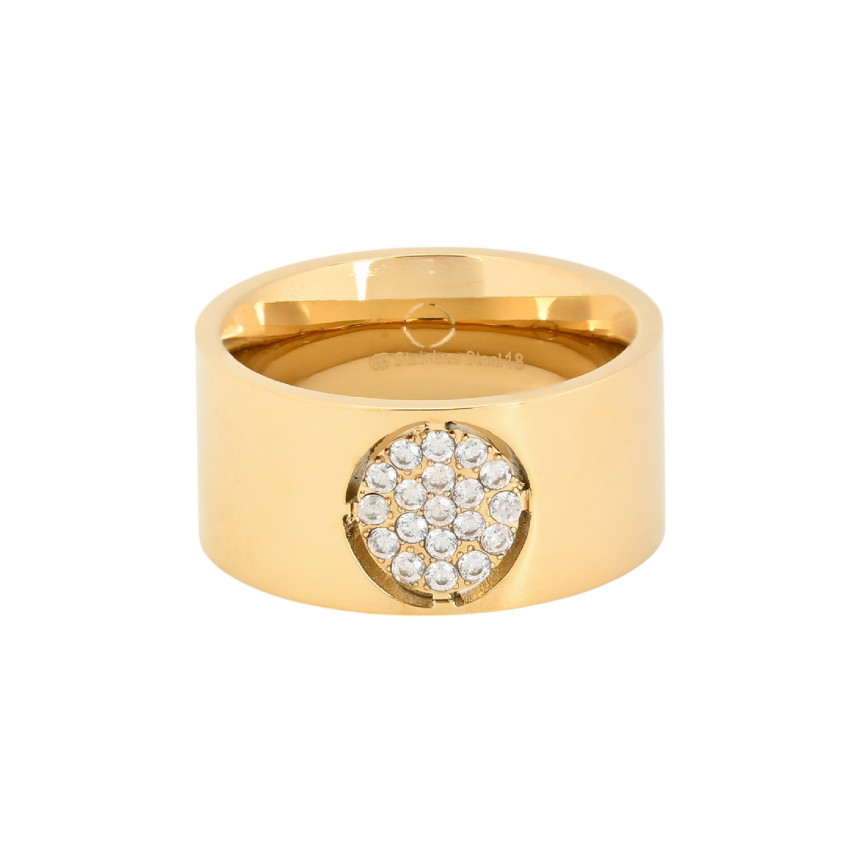 Bague acier épais cercle GB