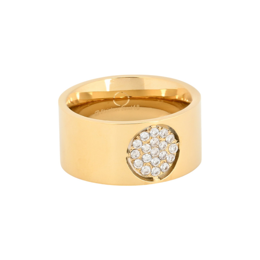 Bague acier épais cercle GB