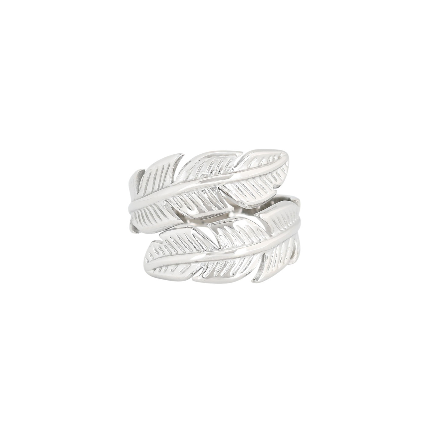 Anillo Delicate ajustable dos hojas