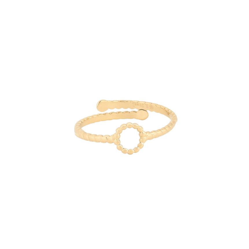 Delicate ring with small circle