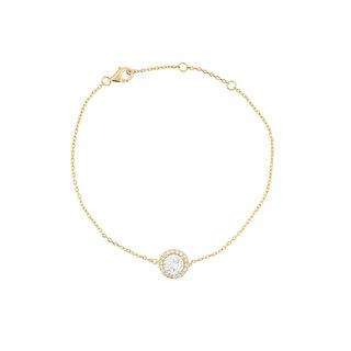 Luxury round transparent bracelet