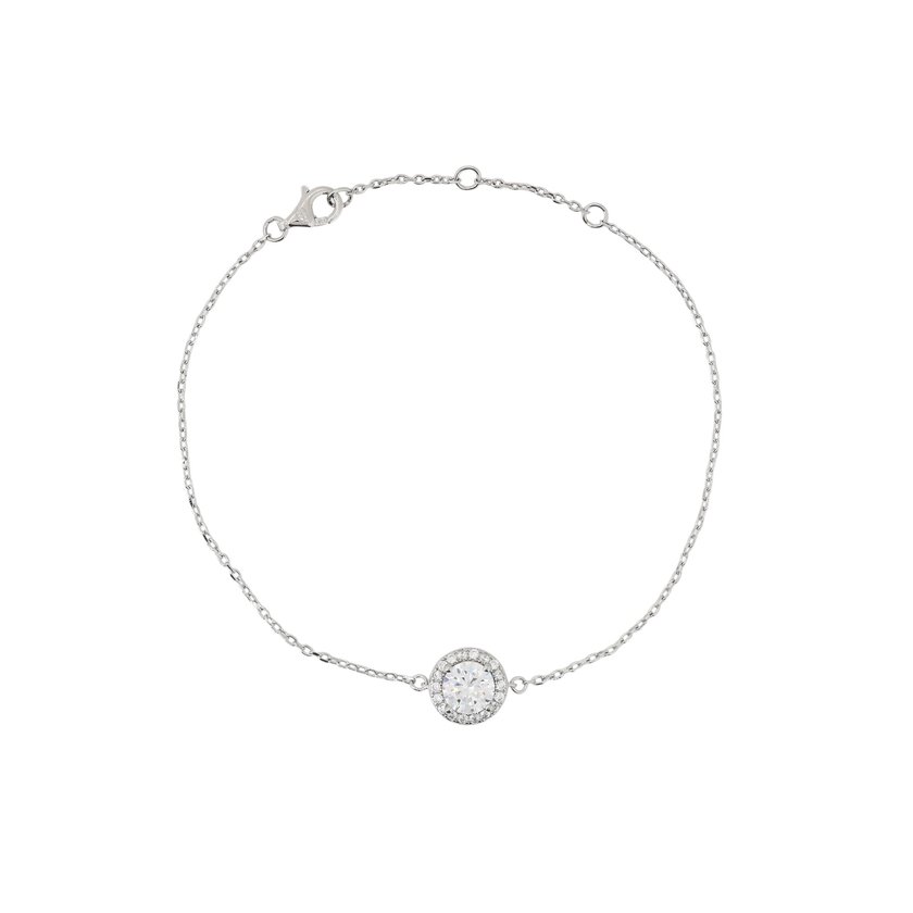 Luxury round transparent bracelet