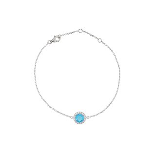 Pulseira Luxury redonda azul