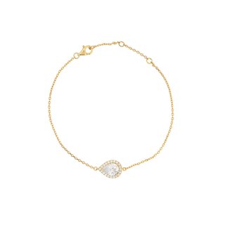 S925 bracelet oval transparent GB