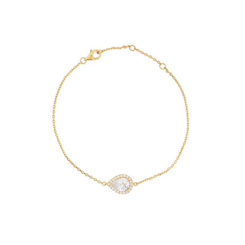 Pulsera S925 oval transparente GB