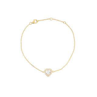 S925 bracelet heart transparent GB