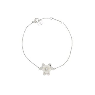Bracciale in acciaio fiore madreperla GB