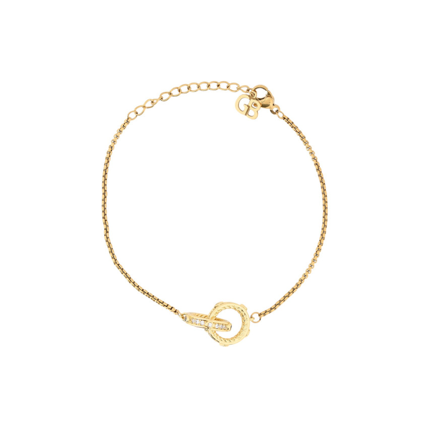 Bracelet semi précieuse cercles GB