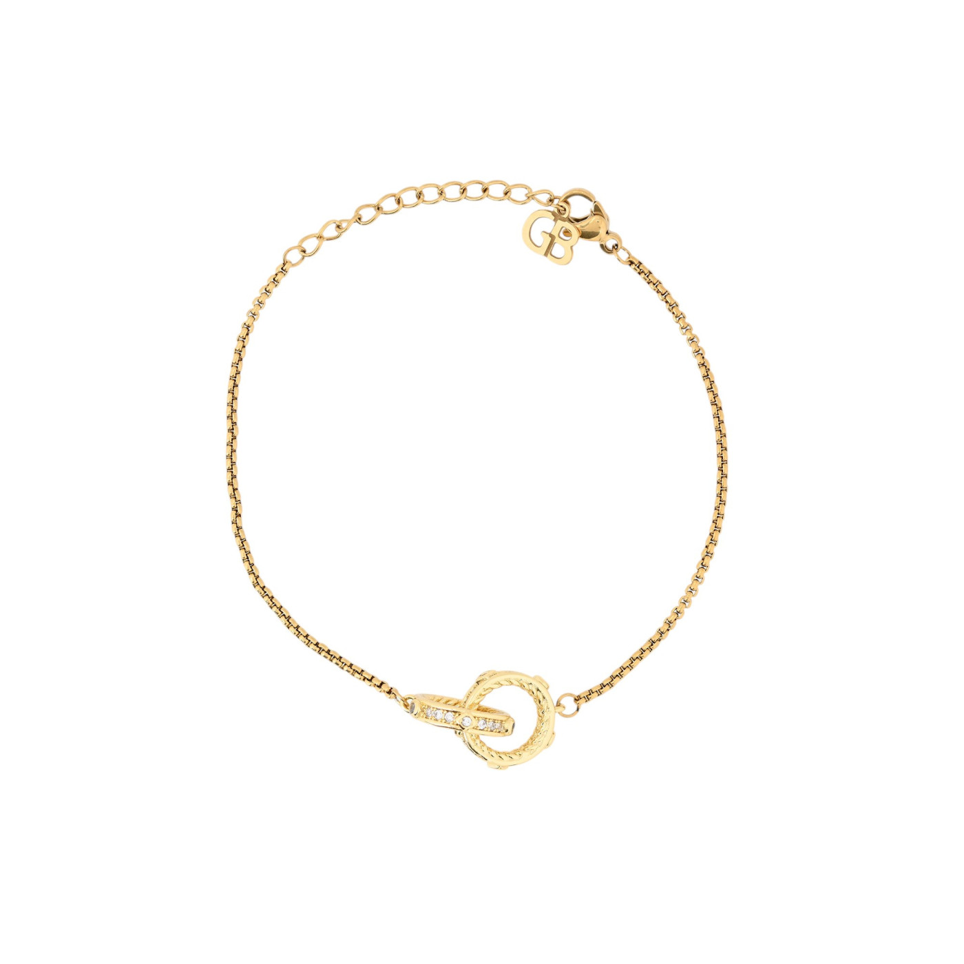 Pulseira semi jóia argolas GB