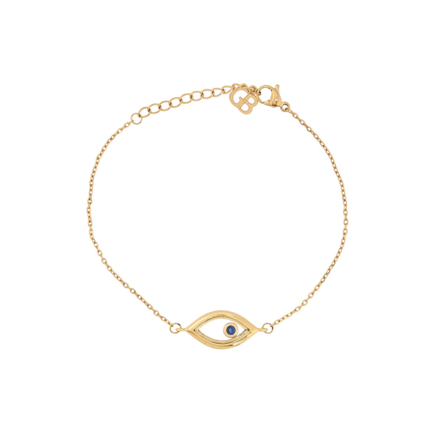 Bracelet semi précieuses oeil GB