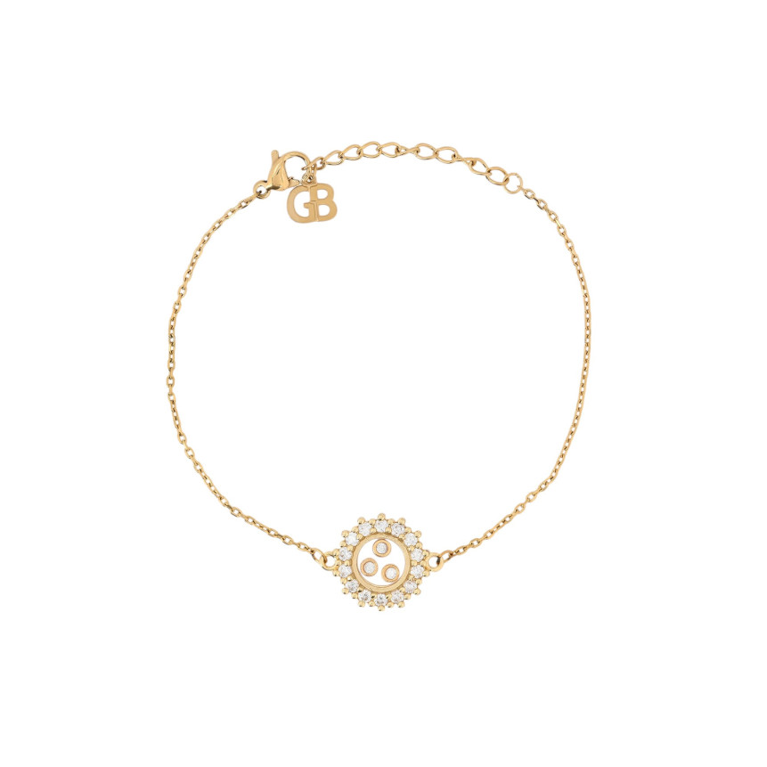 Bracelet semi précieuses rond irrégulier GB