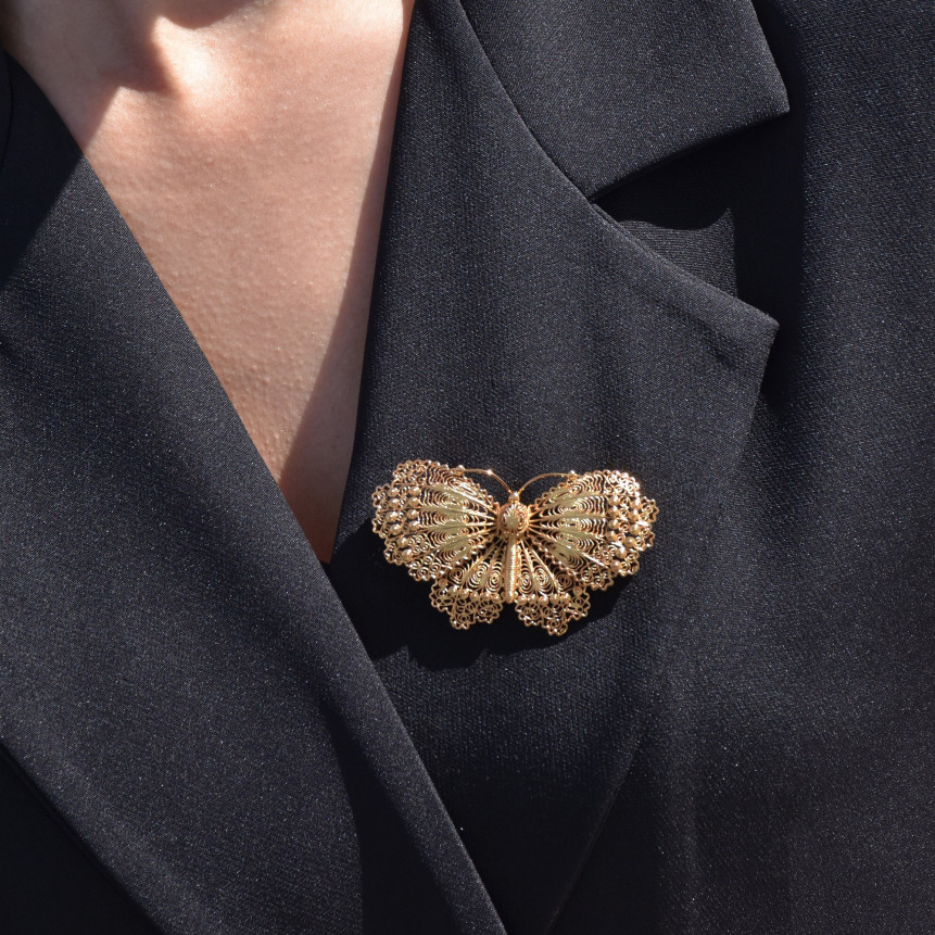Encantos Portugal butterfly pin