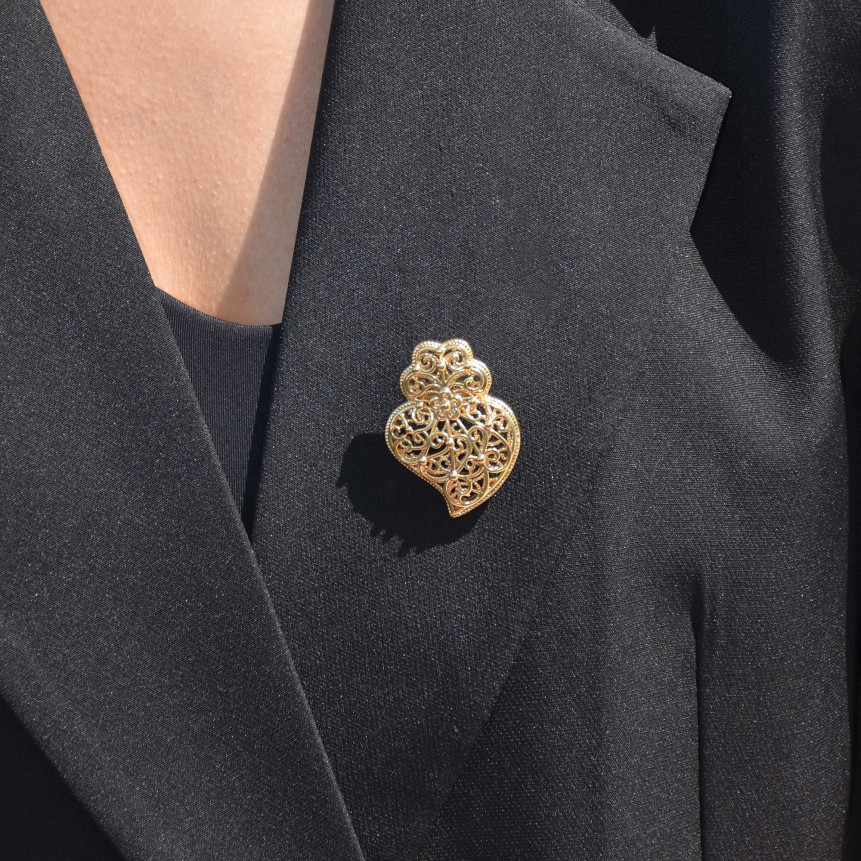 Mini broche coeur Viana GB