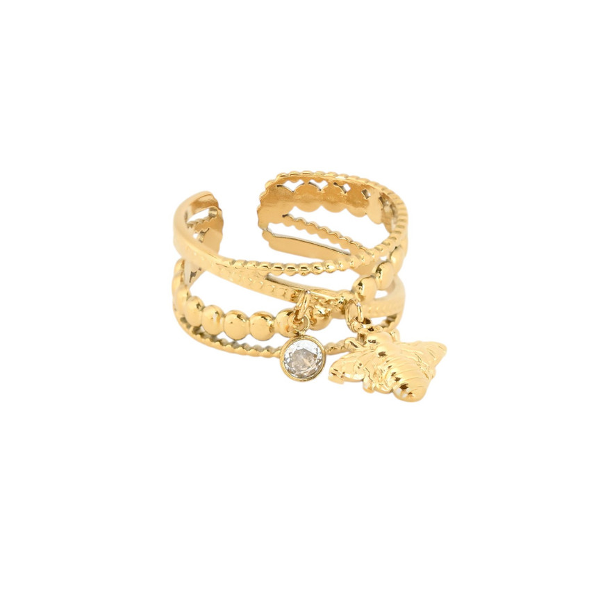 Anello regolabile acciaio ape GB