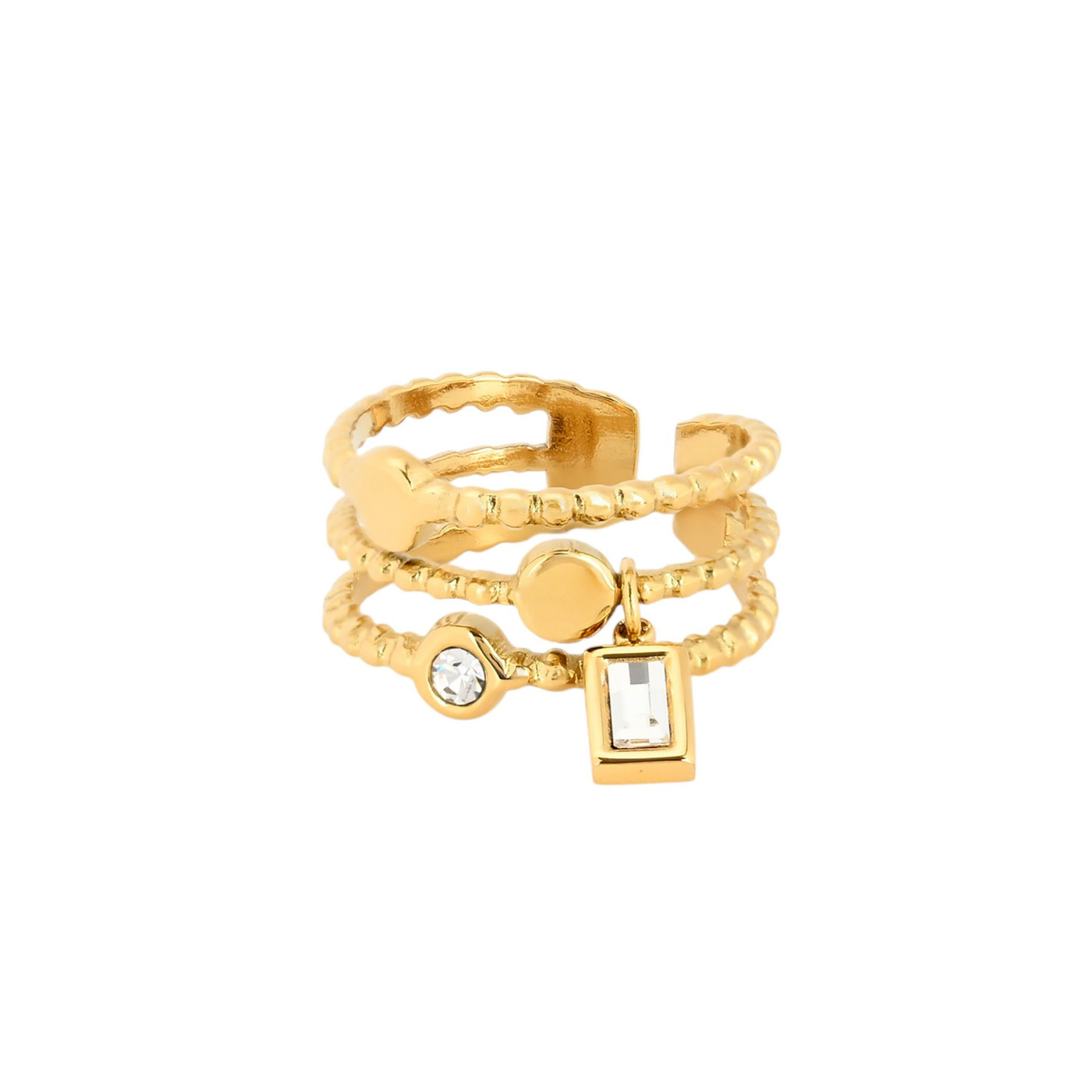Steel adjustable ring rectangle GB