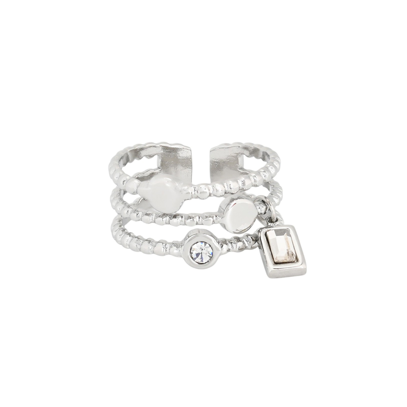 Bague réglable acier rectangle GB
