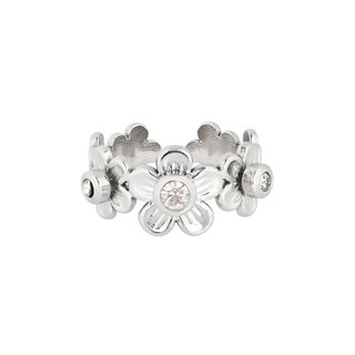 Steel adjustable ring flowers GB