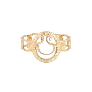 Adjustable ring steel smile GB
