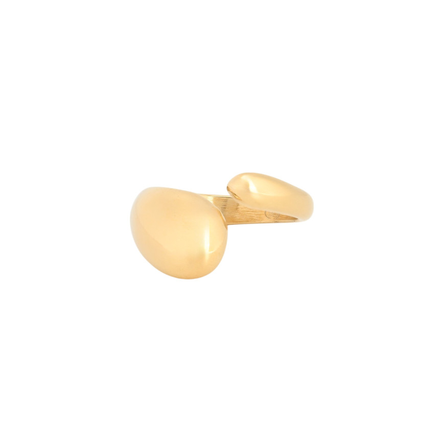 Anello in acciaio con piccoli segmenti