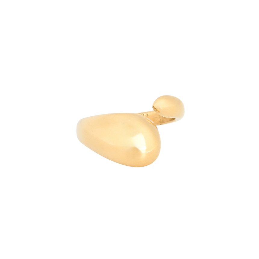 Anello in acciaio con piccoli segmenti