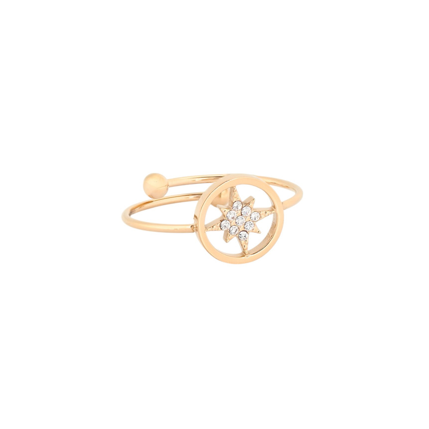 Anillo Delicate ajustable con circonitas