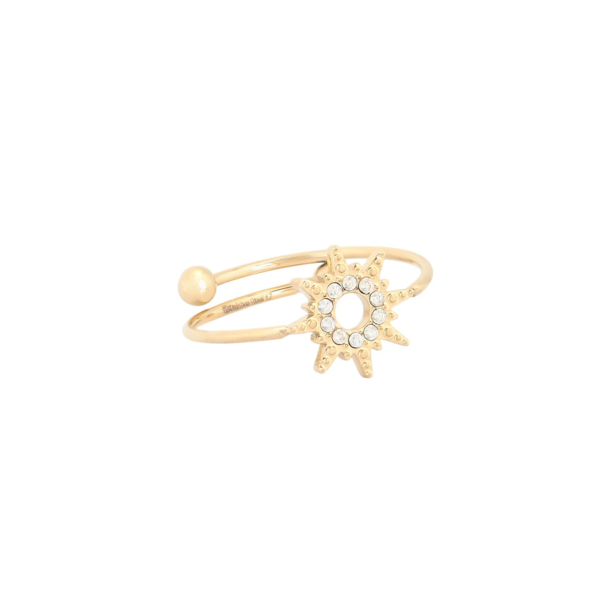 Anillo Delicate ajustable con circonitas