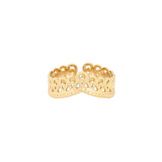Delicate adjustable ring crown