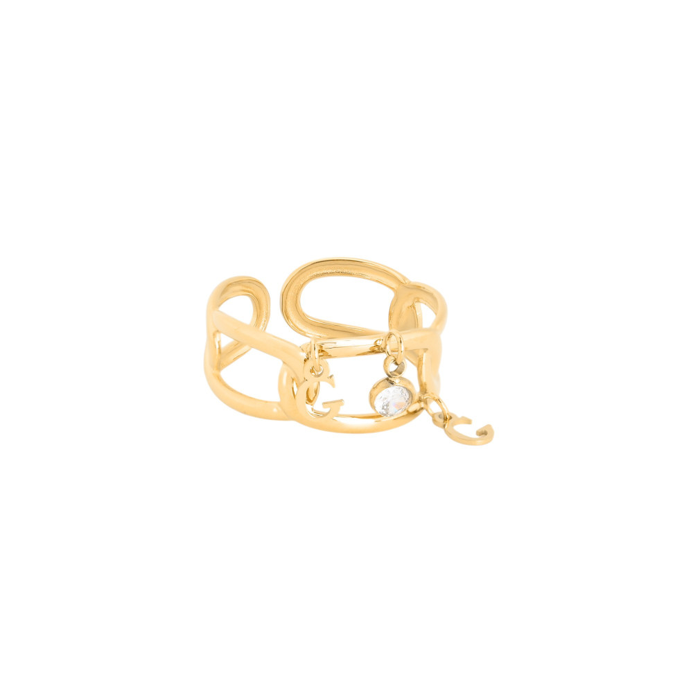 Anillo ajustable en acero brillante GB