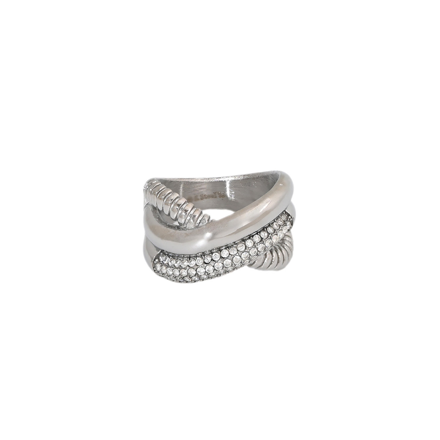 Anillo Glamour con circonitas