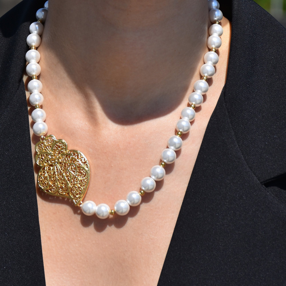 Collana con coração de viana di perle GB