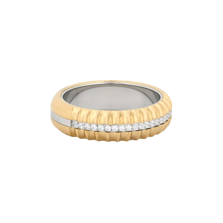 Anillo Glamour con circonitas