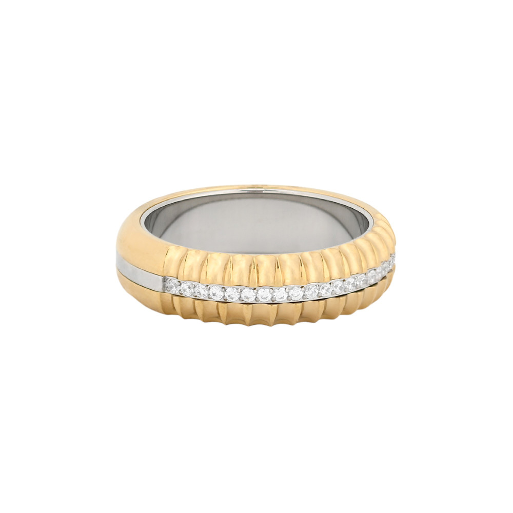 Anillo Glamour con circonitas