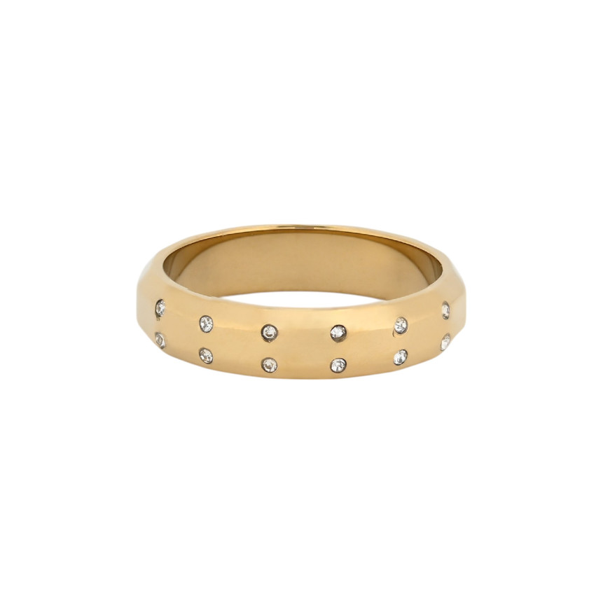 Anillo Glamour con circonitas