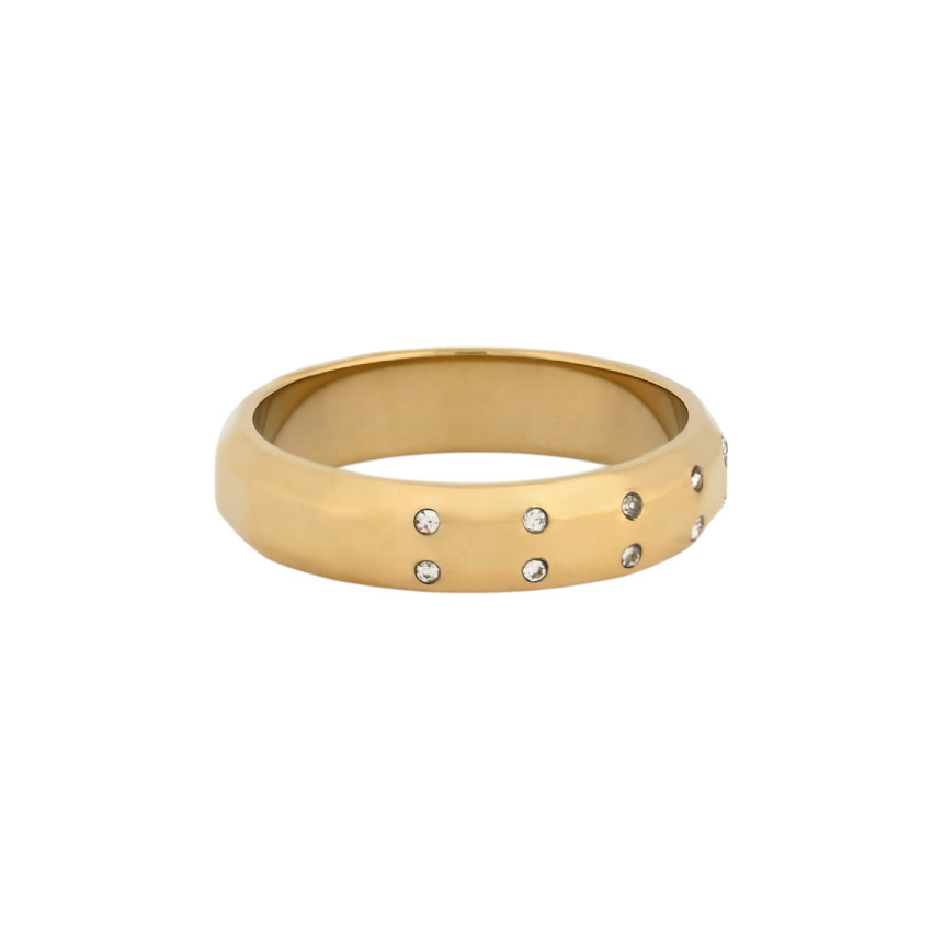 Anillo Glamour con circonitas