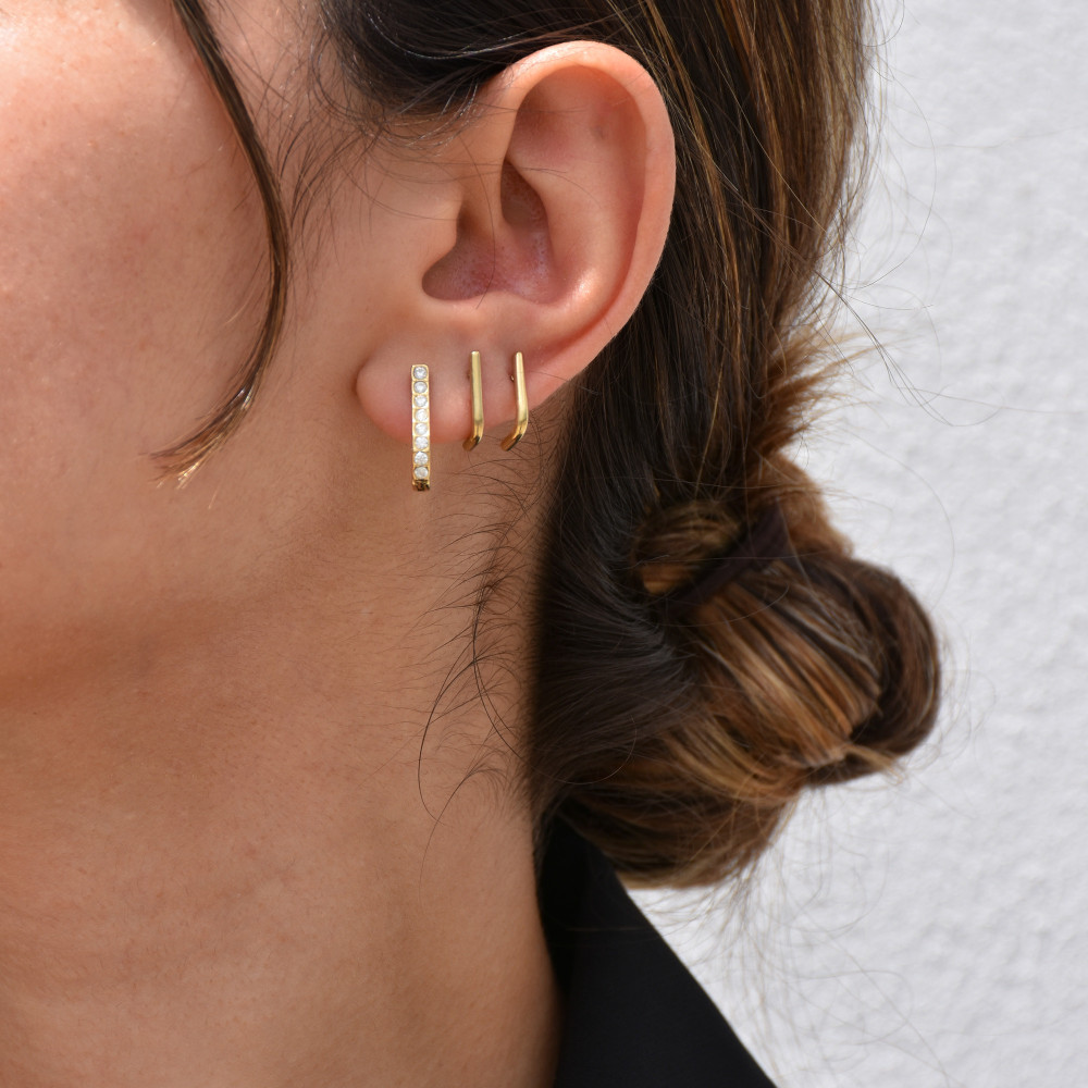 Pendientes de acero pequeños GB