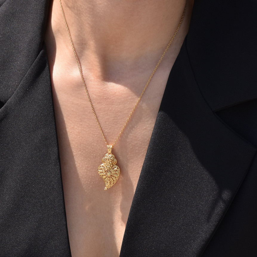 Collar Encantos corazón Viana