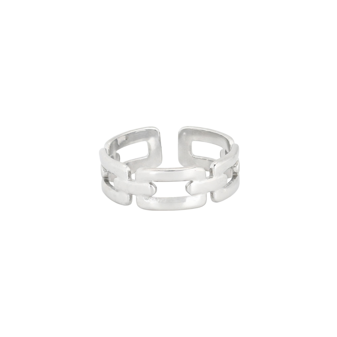 Bague Delicate maillons entrelacés