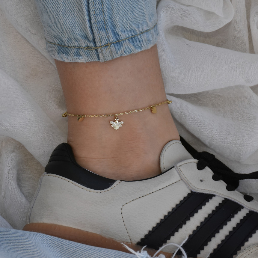 Bracciale piede acciaio ape GB