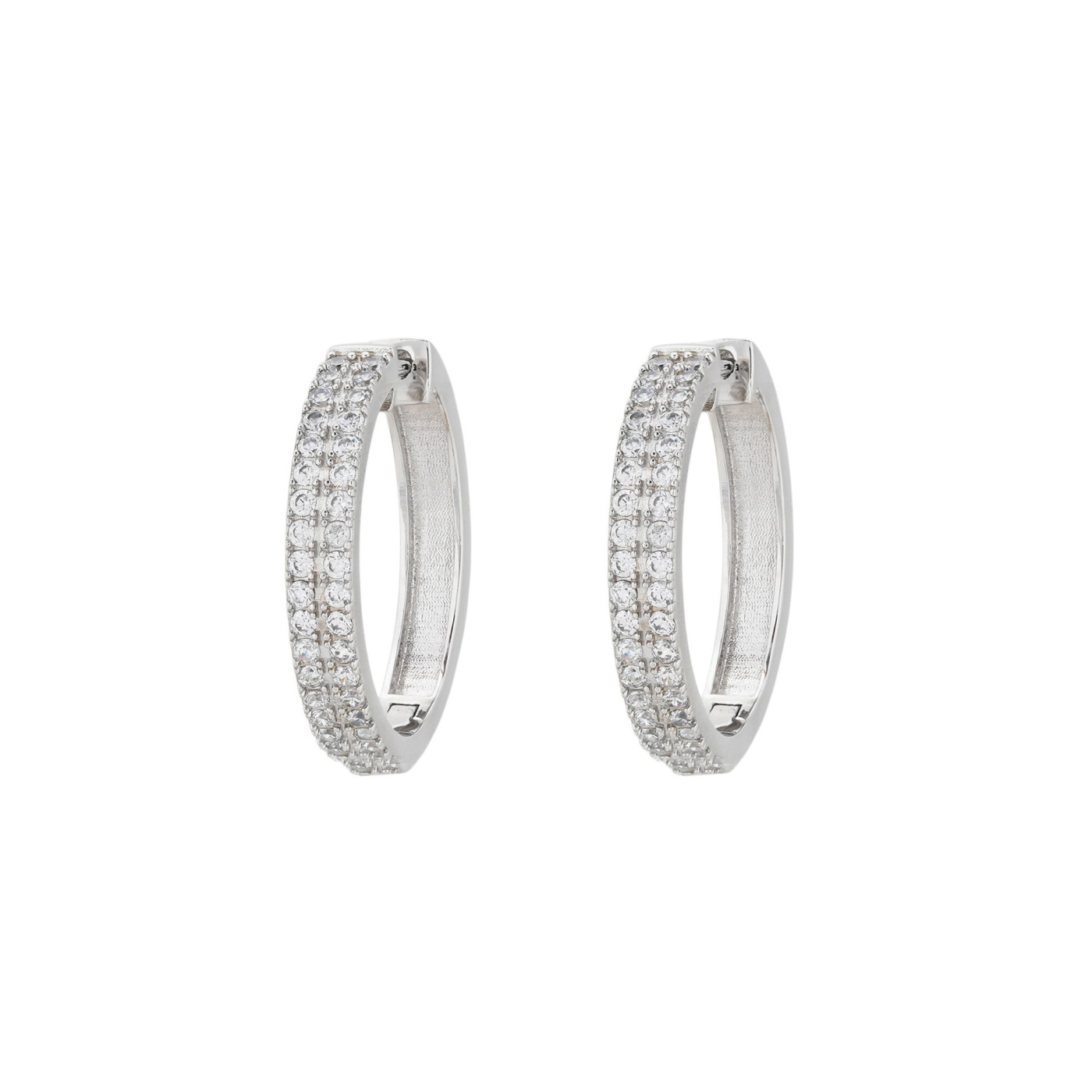 BeLove hoops with set zirconia